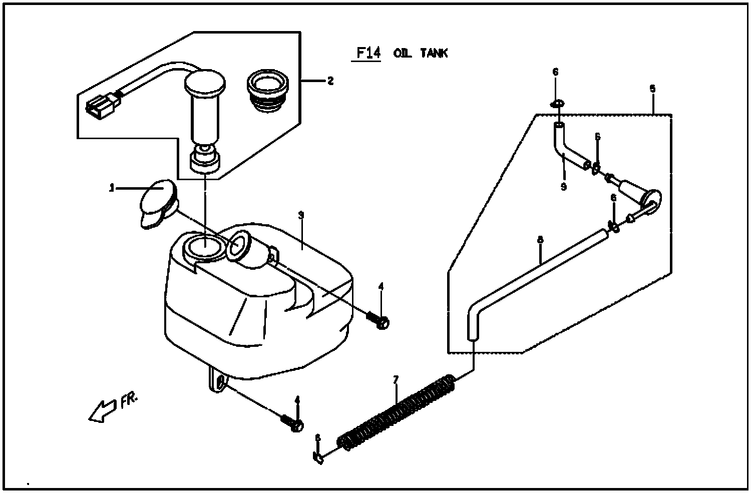 Rattler 110 Oil Tank